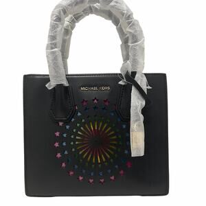 Michael Kors Mercer Studio Medium Modern Disco Messenger